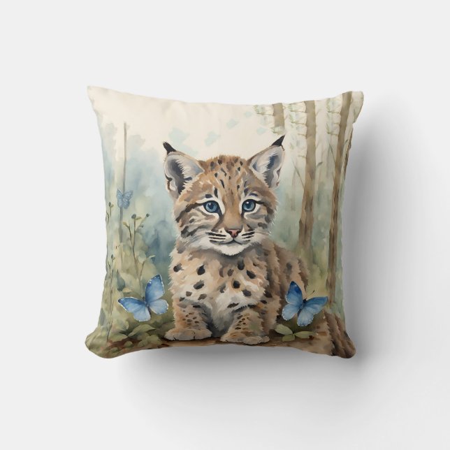 Baby Bobcat Boys  Cushion (Front)