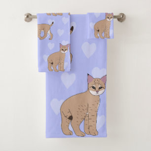 Baby Bobcats Bath Towel Set