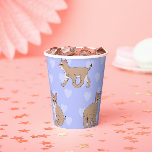 Baby Bobcats Paper Cups (Insitu)