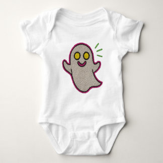 Baby Body with Embroidered Ghost - Diffti Design Bodysuit