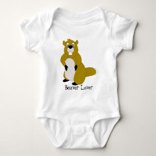 Baby Bodysuit Beaver Design