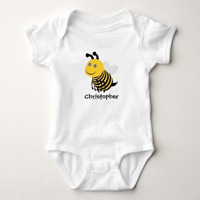 Baby Bodysuit Bee Design (Front)