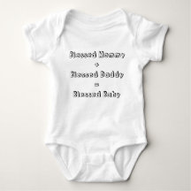 Baby Bodysuit Blessed Mummy Daddy