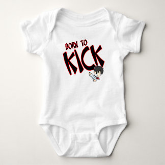 Baby Bodysuit -Born to Kick