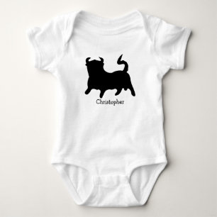 Baby Bodysuit Bull Design