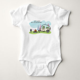 BABY BODYSUIT CAMPING CAMPER FAMILY MATCHING