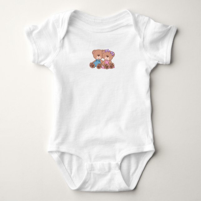 Baby Bodysuit/Cute Bears Bodysuit (Front)