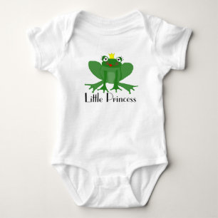 Baby Bodysuit Cute Princess Frog