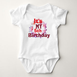  Baby Bodysuit Cute Third Birthday Outfit for Girl