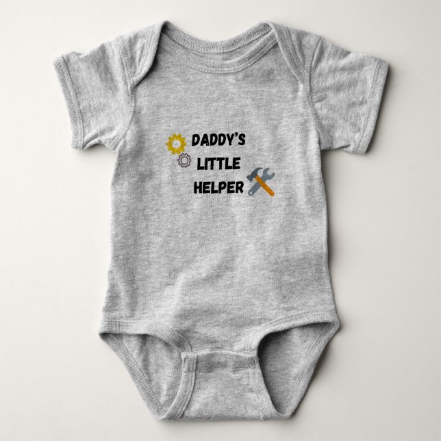 Baby Bodysuit "Daddy's Little Helper"  (Front)