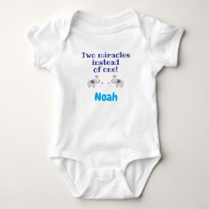 Baby Bodysuit for Twins, Personalized Twins Gifts,