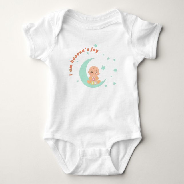 Baby Bodysuit "I Am Heaven’s Joy" (Front)