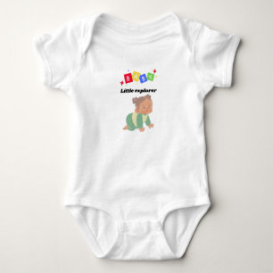 Baby Bodysuit – Little Explorer Adventure Outfit