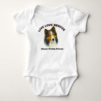 Baby Bodysuit Live Love Rescue