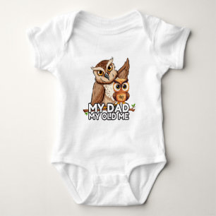 Baby Bodysuit : My Dad My Old Me (white)