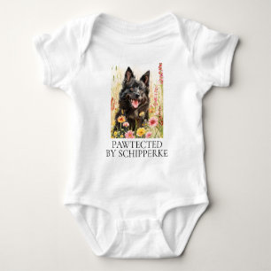Baby Bodysuit – Pawtected by Schipperke