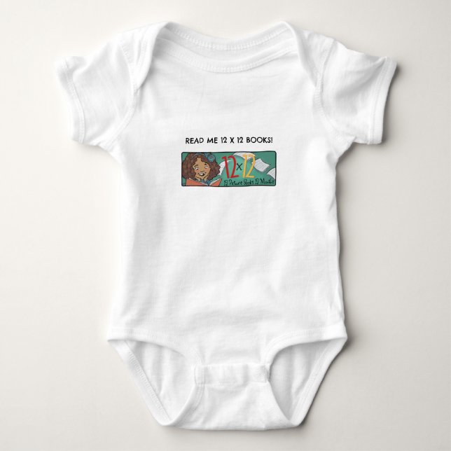 Baby Bodysuit Reader Girl (Front)