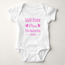 Baby Bodysuit Shirt,Well Down Mum Shirt,Baby Shirt