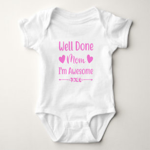 Baby Bodysuit Shirt,Well Down Mum Shirt,Baby Shirt