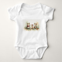 Baby Bodysuit: Three sweet mouses