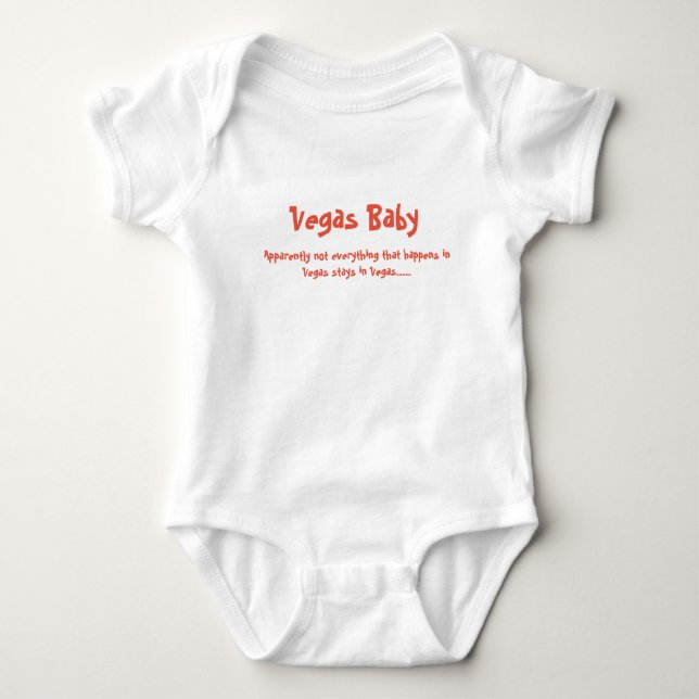 Baby Bodysuit-Vegas Bodysuit (Front)