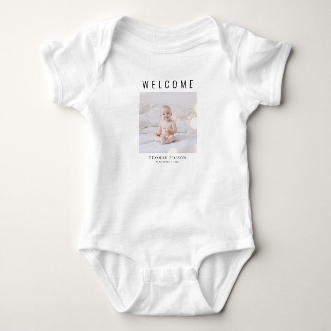 Baby Bodysuit - Welcome baby (Front)