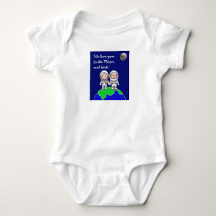 Baby bodysuit with grandparents by Jo Images