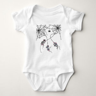 Baby Bodysuit with Happy Mouses