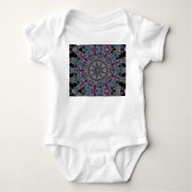 Baby bodysuit with mandala 2
