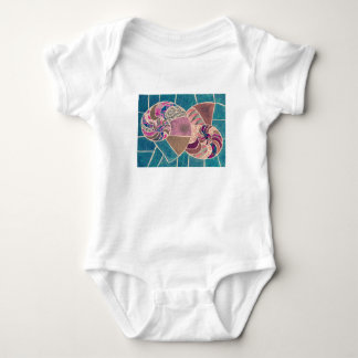 Baby Bodysuit with Nautilus