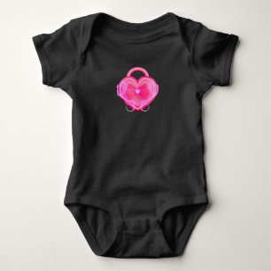 Baby Bodysuits Deep Inside Heart Art