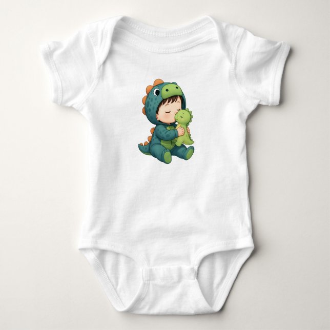 baby bodysuits for kids funny  babysaurus (Front)