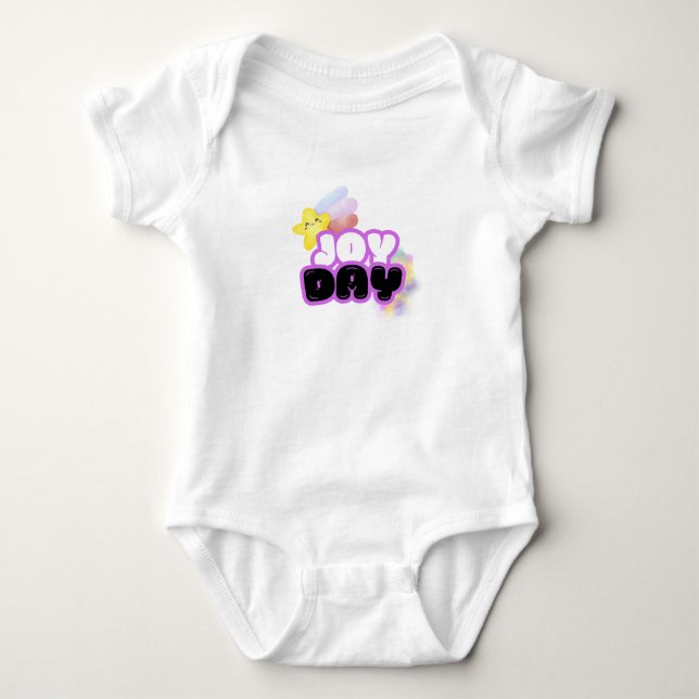 Baby Bodysuits Unisex Joy Day Colorfull (Front)