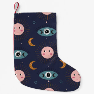 Baby boho, hippie chic pattern. small christmas stocking