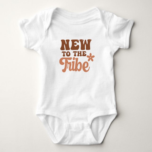 Baby Boho New To The Tribe Bodysuit (Front)