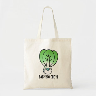 Baby Bok Choy Funny Veggie Pun Tote Bag