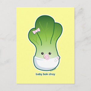 Baby Bok Choy Postcard
