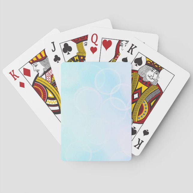 Baby Bokeh - Blue Playing Cards (Back)
