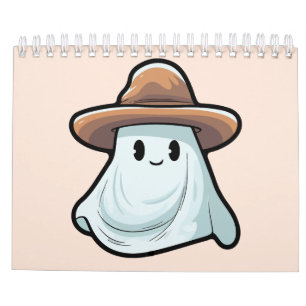 Baby Boo Cowboy Ghost Halloween Collection Calendar