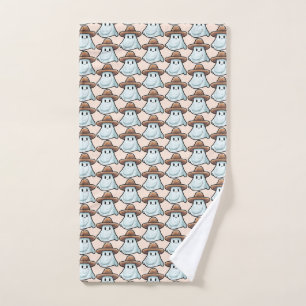 Baby Boo Cowboy Ghost Halloween Collection Hand Towel