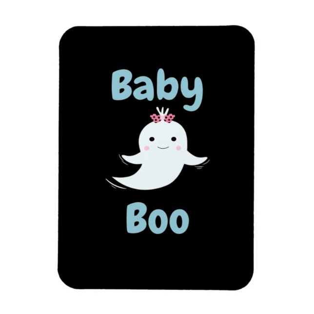 Baby Boo Cute Halloween Kids Or Couples Gift Magnet (Vertical)