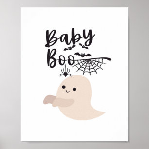 Baby Boo Cute Halloween Print Vintage Style