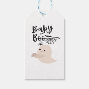 Baby Boo Cute Halloween Print Vintage Style Gift Tags