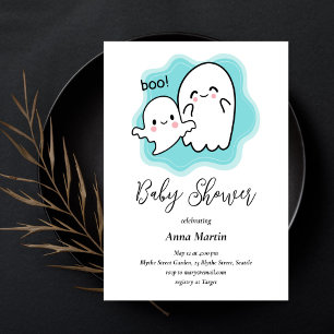 Baby Boo Ghost Shower Invitation