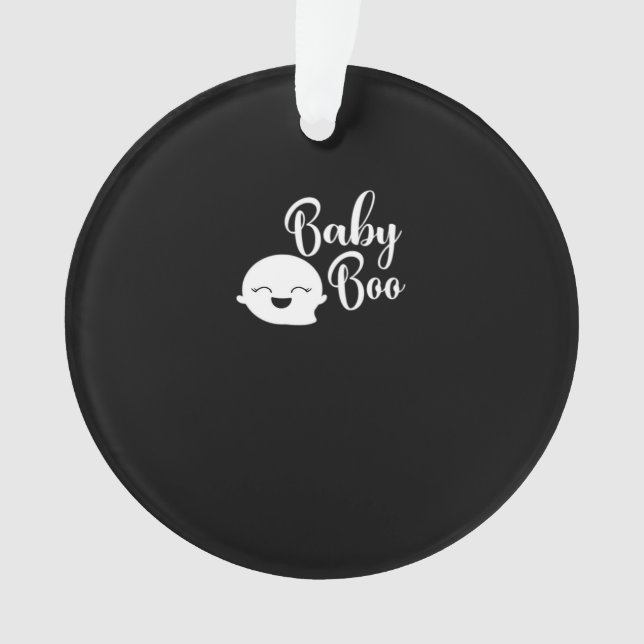 Baby Boo Halloween  Ornament (Front)