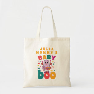 Baby Boo October Newborn Pastel Ghost Hallowen Tote Bag