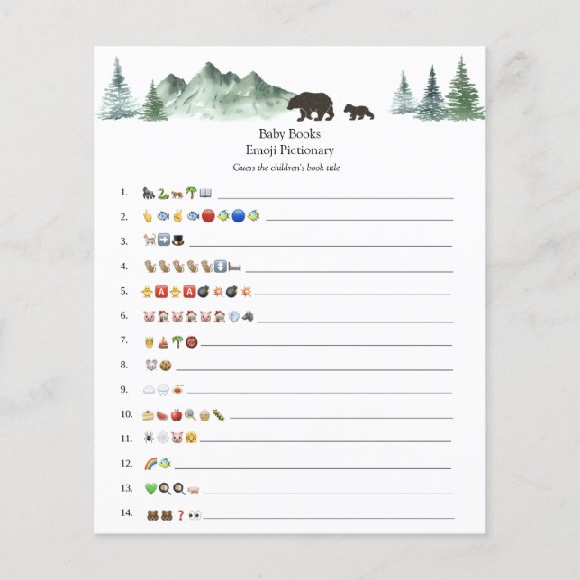 Baby Books Emoji Game  (Front)