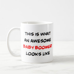 baby boomer, awesome coffee mug