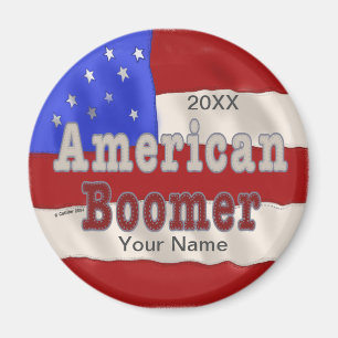 Baby Boomer custom name Magnet