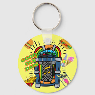 Baby Boomer Jukebox Key Ring